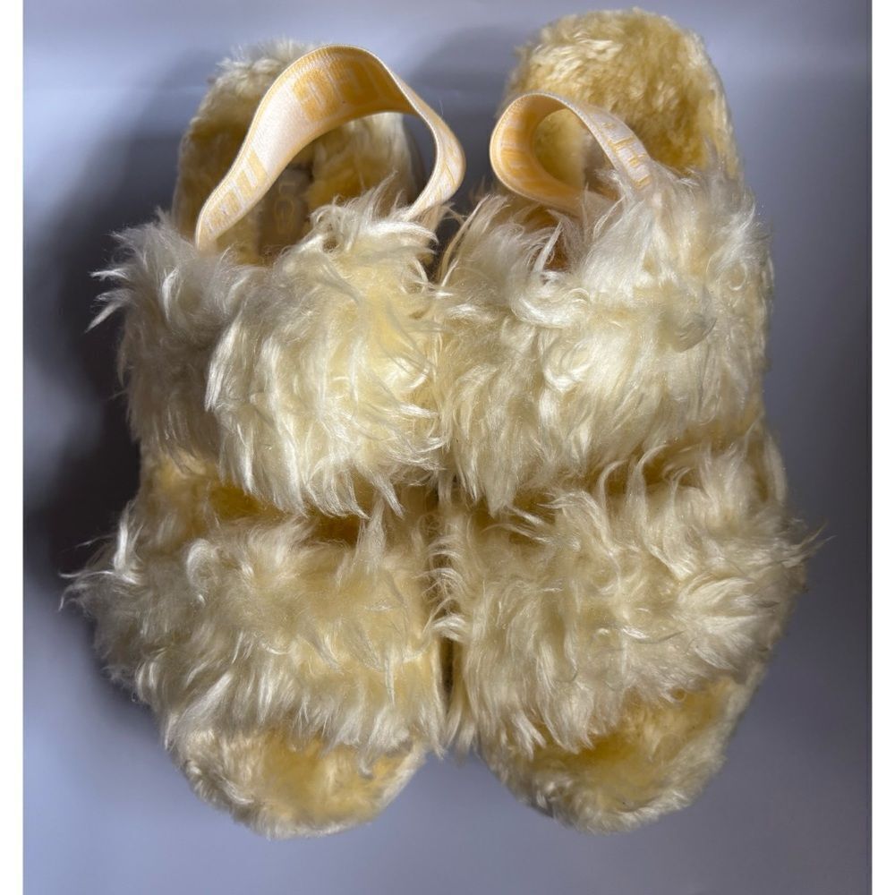 UGG Flutt Sugar sandals in YELLOW Size 7 / New No Box - Picture 6 of 9